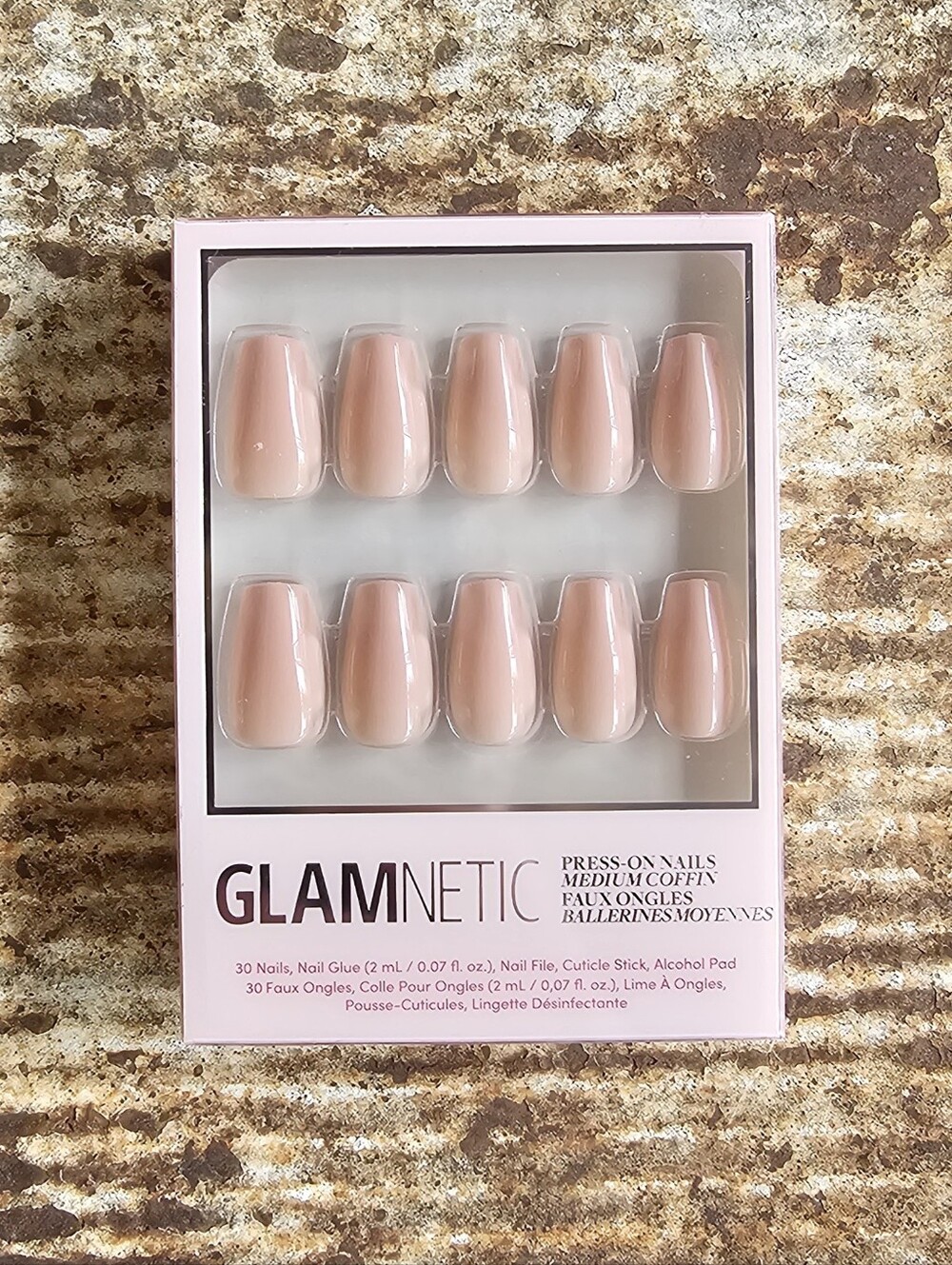 Glamnetic Exposed Medium Coffin Press-On Nails